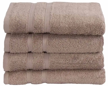 Bambus Håndklæde - 50x100 cm - Sand - Bløde håndklæder fra 
