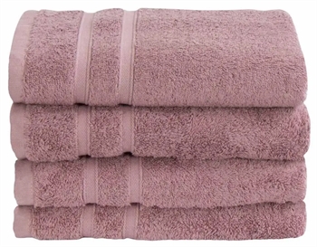 Bambus Håndklæde - 50x100 cm - Rosa - Bløde håndklæder fra 
