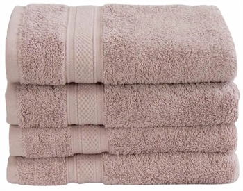 Håndklæde - 50x100 cm - 100% Egyptisk bomuld - Rosa - Luksus håndklæder fra 