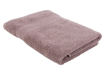 Økologisk badehåndklæde - 70x140 cm - 100% GOTS-certificeret bomuld - Støvet rosa badehåndklæde fra Premium By Borg