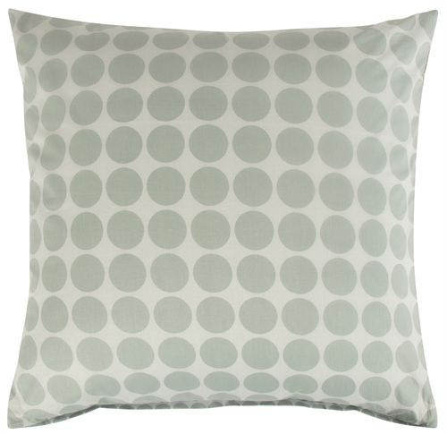  Pudebetræk 60x63 cm - Circle green​​​​​​​ - Hovedpudebetræk i 100% Bomuld