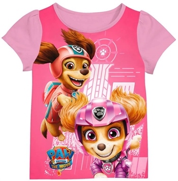 Paw Patrol T-shirt - Str. 86-92 - Skye - 100% Bomuld