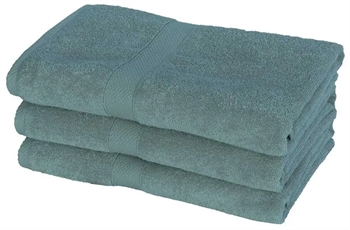 Se Badehåndklæde - 70x140 cm - Diamant - Petrol - 100% Bomuld - Bløde bade håndklæder fra Egeria hos Dynezonen.dk