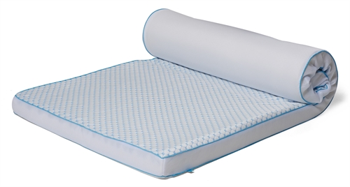 Kølende topmadras - 180x210 cm - 7 zoner - Luksus memoryskum topmadras 8 cm høj  - SLEEP TECH By Borg